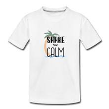 Load image into Gallery viewer, Share your Calm: Premium Organic T-Shirt - white
