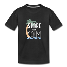 Load image into Gallery viewer, Share your Calm: Premium Organic T-Shirt - black
