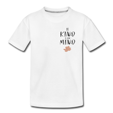 Load image into Gallery viewer, Be Kind To Your Mind: Premium Organic T-Shirt - white
