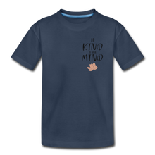 Load image into Gallery viewer, Be Kind To Your Mind: Premium Organic T-Shirt - navy

